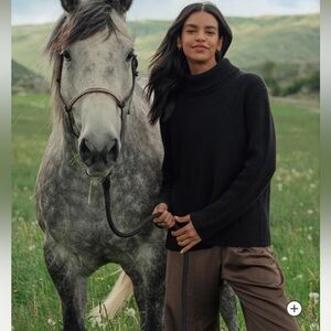 Jenni Kayne cashmere turtleneck, size medium